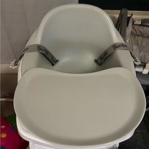 Bumbo Baby Seat with Tray - Gray